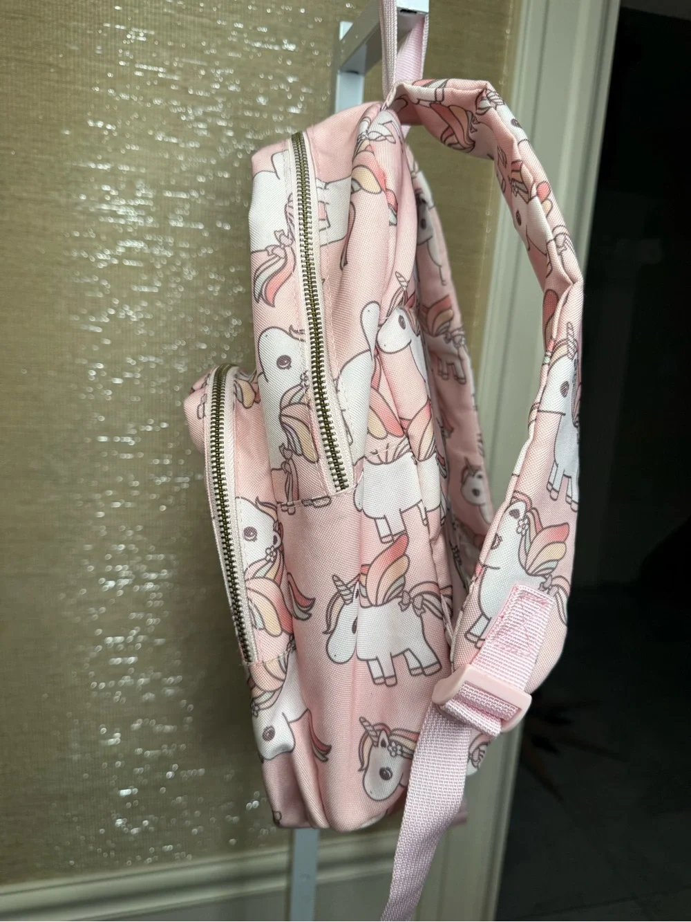 Huxbaby Pink Unicorn Print Kids Backpack